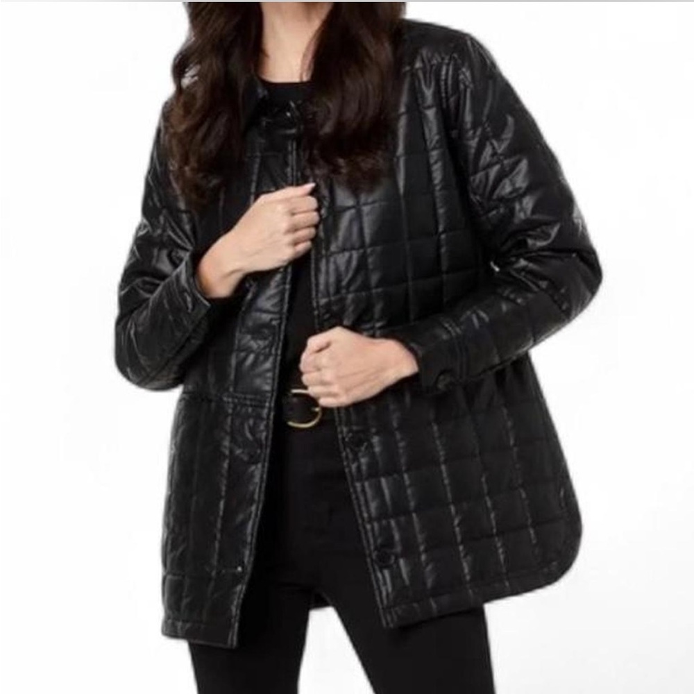 Sam Edelman Black Quilted Puffer Jacket